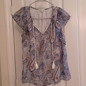 Paisley Print Women's Top